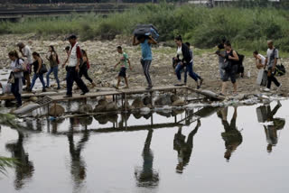 Venezuelan migrants, file photo