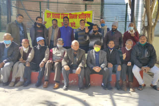 sarav daliya sanghrsh samiti protests against the government