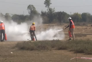 आईओसीएल पाइपलाइन में आग की सूचना मॉक ड्रिल, IOCL pipeline fire notice mock drill