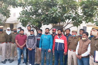 Manish Saini gang busted, Raju Thahath gang, Raju Thahath gang arms arrested, jaipur police action, cst jaipur action,  राजू ठेहठ गैंग का हथियार सप्लायर गिरफ्तार, मनीष सैनी गैंग के गुर्गे गिरफ्तार