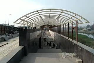 PWD department built subway on outer ring road in Wazirabad area