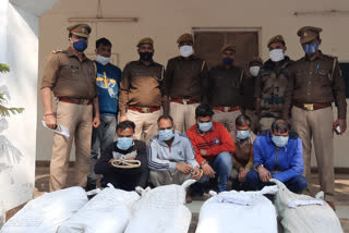 muzaffarnagar police arrested five drug dealers
