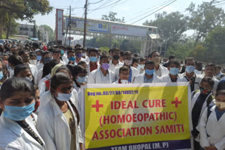 Homeopathic doctors warn of agitation in Bhopal