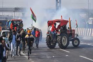 Tractor rally violence