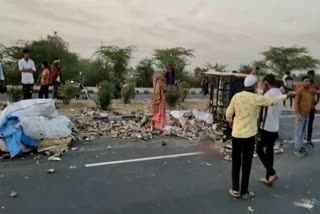road accident in Sojat, pickup accident in Pali