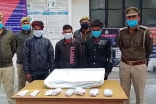 रामपुर में हुई तीन चोरियों का पुलिस ने किया खुलासा, 3 अपराधी गिरफ्तार