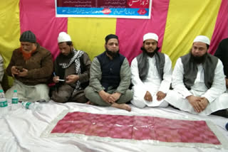 condolance meeting for qari mujeeb in north ghonda delhi