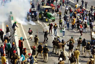 Tractor rally violence, delhi Police team