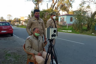 Kangra police started Road safety campaign to prevent road accidents