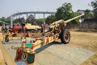 arrangements-for-military-weapons-display-at-pared-ground-in-secunderabad-hyderabad