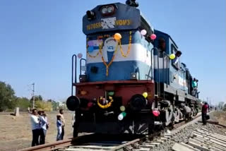 Diesel engine ran on new broad gauge line after 6 years