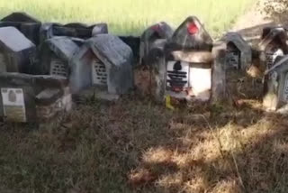 Cremation ghat next to Anganwadi center in Hazaribag