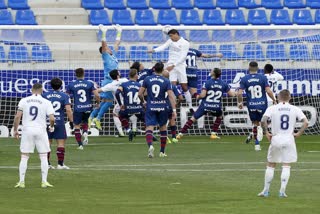 la liga : real madrid wins 2-0 against getafe