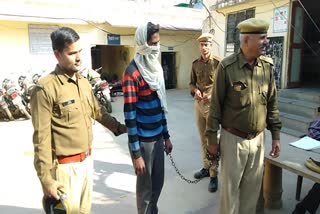 robbery in jewelery shop,  robbery in bharatpur