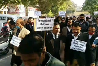 lawyer angry over PM's statement on andolan jeevi in meerut