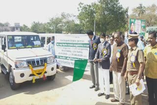 Vehicle rally in nagapattinam