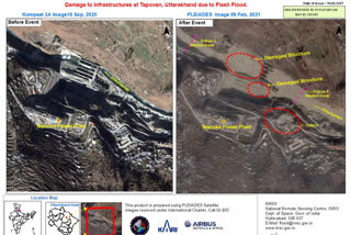 ISRO releases satellite images of Uttarakhand disaster