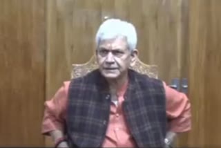 manoj sinha hands over cheque of 250 crore