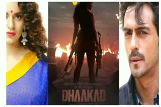 Shooting of film 'Dhakad'