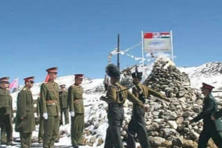 chinese and India Border troops