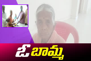 eighty years old woman filed the  nomination in local body elections at gangulavayipalem