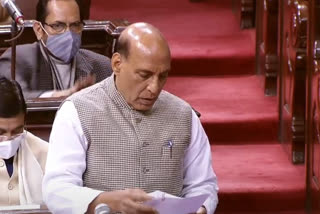 eastern ladakh row  rajnath singh in rajya sabha  rajnath singh  Rajnath Singh on border row  disengagement of troops  നിയന്ത്രണ രേഖ  രാജ്‌നാഥ് സിംഗ്  നിയന്ത്രണ രേഖയിൽ സമാധാന അന്തരീക്ഷം നിലനിർത്താൻ ഇന്ത്യ പ്രതിജ്ഞാബദ്ധമാണ്  പ്രതിരോധ മന്ത്രി  പാംഗോംഗ് തടാകം