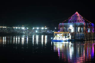 Arrangements for the boat festival at Simhachalam