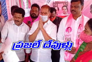 Government Chief Whip Dasyam Vinay Bhaskar participating meeting in Warangal Urban District