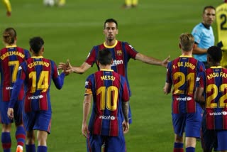 Sevilla beat Barcelona in first leg of Copa del Rey semi-final