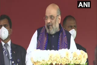 Even Didi will chant Jai Shri Ram before end of Bengal polls': Shah targets Mamata  Amit Shah  Mamata Banarjee  Jai Shri Ram  മമതക്കെതിരെ രൂക്ഷ വിമര്‍ശനവുമായി അമിത്ഷാ  മമത ബാനര്‍ജി  അമിത്ഷാ  ബംഗാൾ മുഖ്യമന്ത്രി മമത ബാനർജി  കേന്ദ്ര ആഭ്യന്തര മന്ത്രി  നിയമസഭാ തെരഞ്ഞെടുപ്പ്  പരിവർത്തൻ യാത്ര  നശീകരണ മാതൃക  Union Home Minister Amit Shah on Thursday targeted Chief Minister Mamata Banerjee