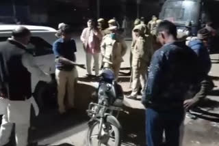 heavy police force deployed in Sawai madhopur, crime news