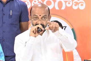 bjp-state-president-bandi-sanjay-criticizes-trs-and-mim-parties-about-on-ghmc-elections