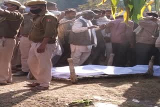 Banswara News,  Dead body of a person found in a canal in Banswara