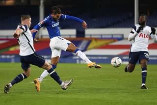 FA CUP : Everton beat hotspur to enter into quarter final