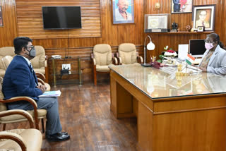 VBU delegation meets Governor Draupadi Murmu in ranchi