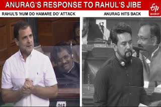 Watch: Anurag Thakur's response to Rahul Gandhi's 'Hum Do Humara Do'