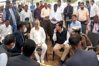 rahul gandhi kisan sabha in makrana,  rahul gandhi rajasthan visit