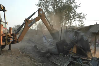 an eviction done in subarnpur town by tahsil office