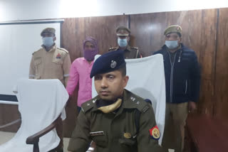 पुलिस की गिरफ्त में आरोपी मामा