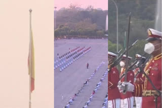 myanmar celebrates its 74th flag day