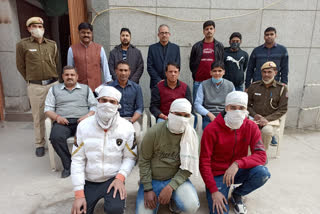 police arrested three miscreants in Bindapur delhi