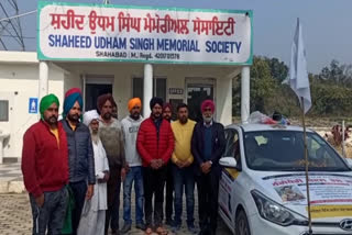 Punjabi Farmer paidal yatra against agricultural laws in kurukshetra