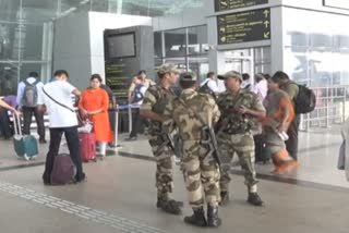 increased security at the Chennai old airport due to modi come to chennai