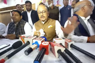 up state minsiter siddharth nath singh press conference on budget 2021-22