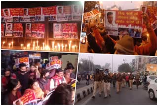 Rinku Sharma murder case: Local people and BJP workers take out candle march