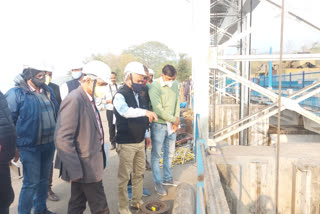 UJVNL MD Sandeep Singhal reach Rishikesh Copper Dam and took review of construction works