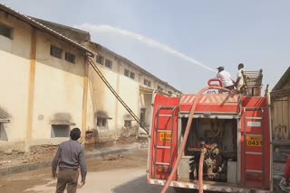 Warehouse fire in jalna