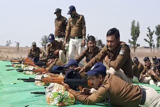 Bullets fired firing range