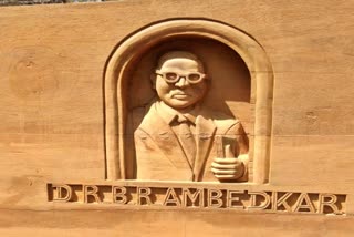 Portrait of Ambedkar in the Chariot of Raichur Temple