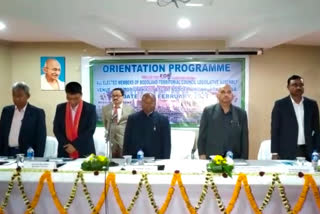 orientation programme organized for the newly elected member of btr